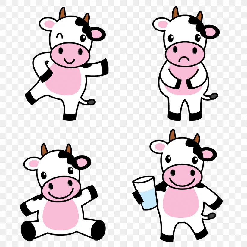 Holstein Friesian Cattle Cartoon Drawing Illustration, PNG, 999x999px, Holstein Friesian Cattle, Cartoon, Cattle, Dairy Cattle, Drawing Download Free