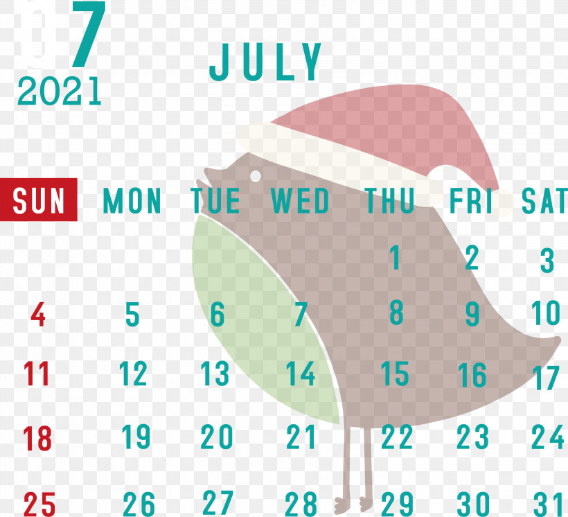 July 2021 Calendar July Calendar 2021 Calendar, PNG, 3000x2731px, 2021 Calendar, July Calendar, Aqua M, Diagram, Green Download Free