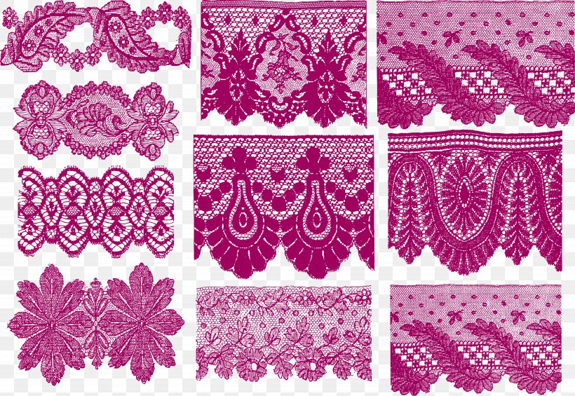 Lace Pattern, PNG, 5676x3913px, Lace, Crochet, Curtain, Doily, Embroidery Download Free