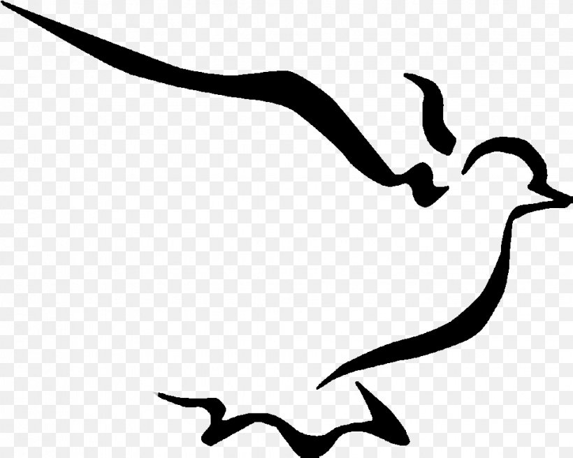 Bird Line Drawing, PNG, 971x777px, Pigeons And Doves, Beak, Bird, Blackandwhite, Coloring Book Download Free