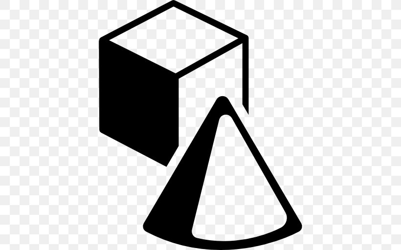 Cube Square Shape Box, PNG, 512x512px, Cube, Area, Black, Black And White, Box Download Free