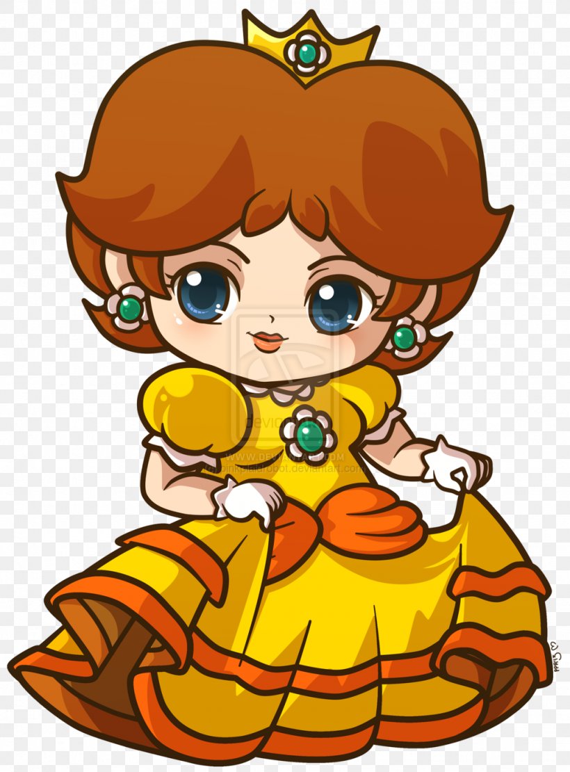 Princess Daisy Mario Bros. Mario Party 8 Princess Peach, PNG, 1024x1387px, Watercolor, Cartoon, Flower, Frame, Heart Download Free