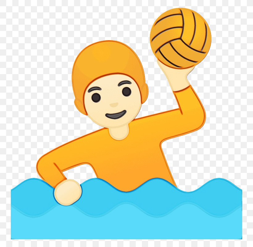 Water Polo Human Skin Color Light Skin Water Poloist, PNG, 800x800px, Watercolor, Cartoon M, Color, Emoji, Human Skin Color Download Free