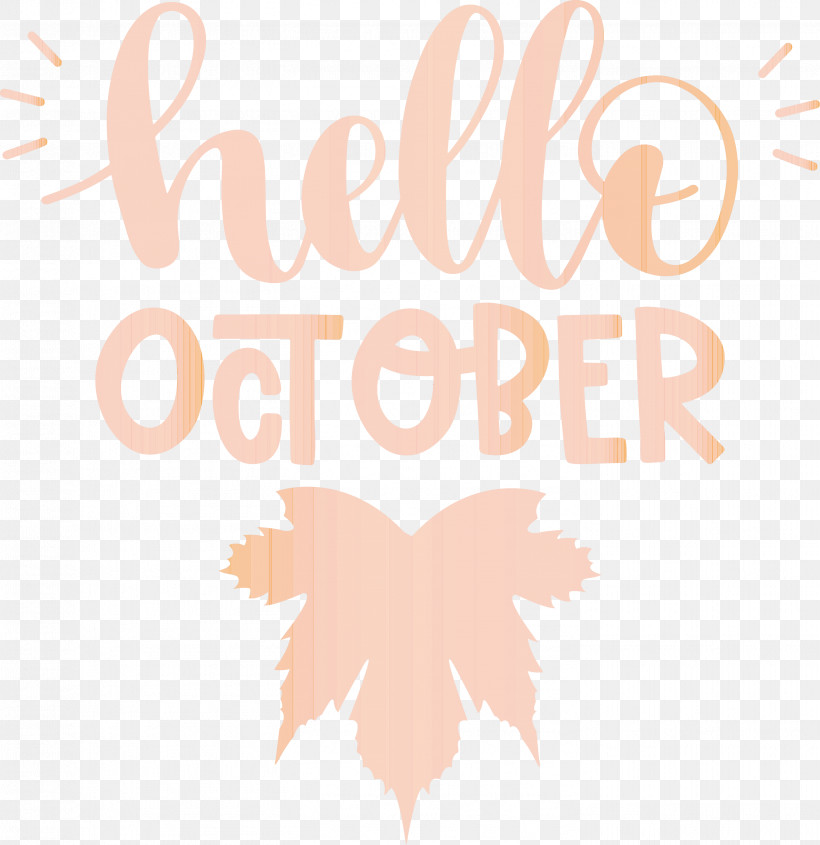 Hello October October, PNG, 2909x3000px, Hello October, Biology, Geometry, Leaf, Line Download Free