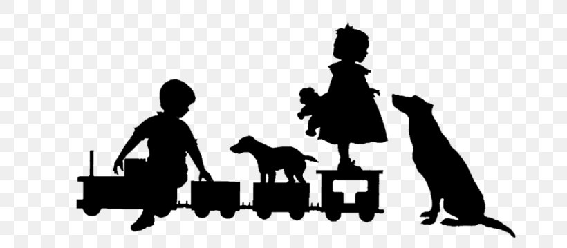 Silhouette Child Actor Drawing, PNG, 700x359px, Silhouette, Art, Black And White, Boy And His Dog, Child Download Free