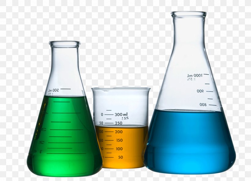 Beaker Chemistry Glass Laboratory Flasks, PNG, 3453x2495px, Beaker ...