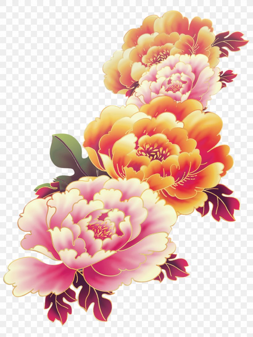 China Peony Chinese New Year, PNG, 1950x2597px, China, Artificial Flower, Chinese New Year, Cut Flowers, Dahlia Download Free
