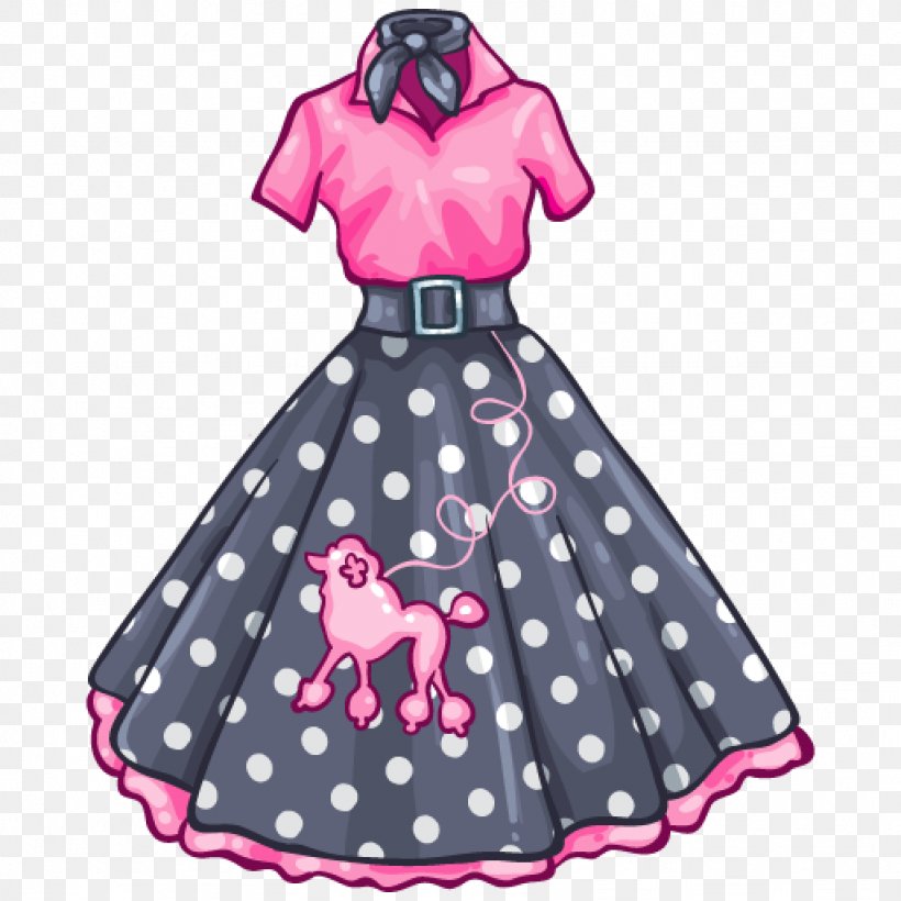 Clothing Dress 1950s Fashion Clip Art, PNG, 1024x1024px, Clothing, Can Stock Photo, Costume, Costume Design, Dance Dress Download Free