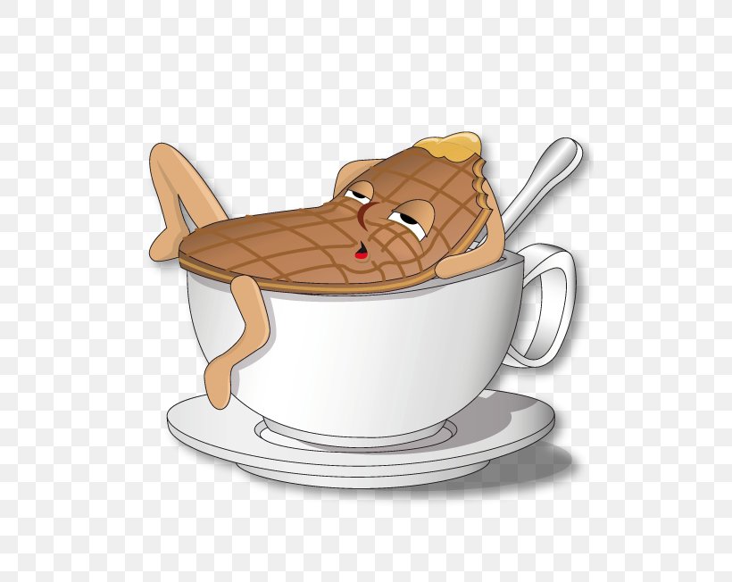 Coffee Cup Stroopwafel Food, PNG, 510x652px, Coffee Cup, Animal, Cartoon, Cup, Drinkware Download Free