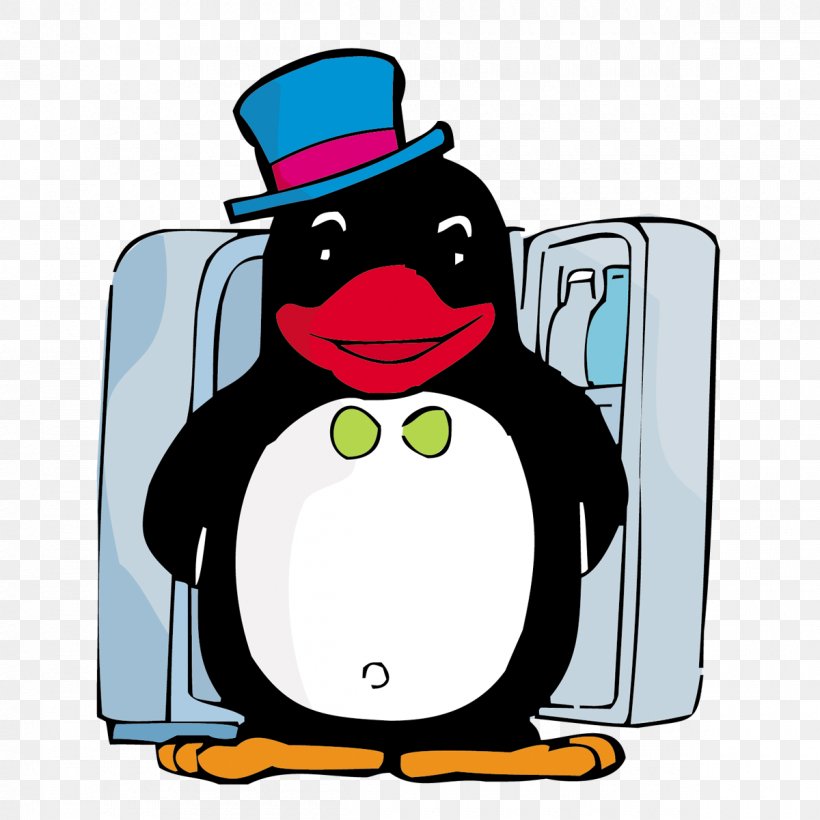 Penguin Drawing Clip Art, PNG, 1200x1200px, Penguin, Beak, Bird, Black And White, Cartoon Download Free