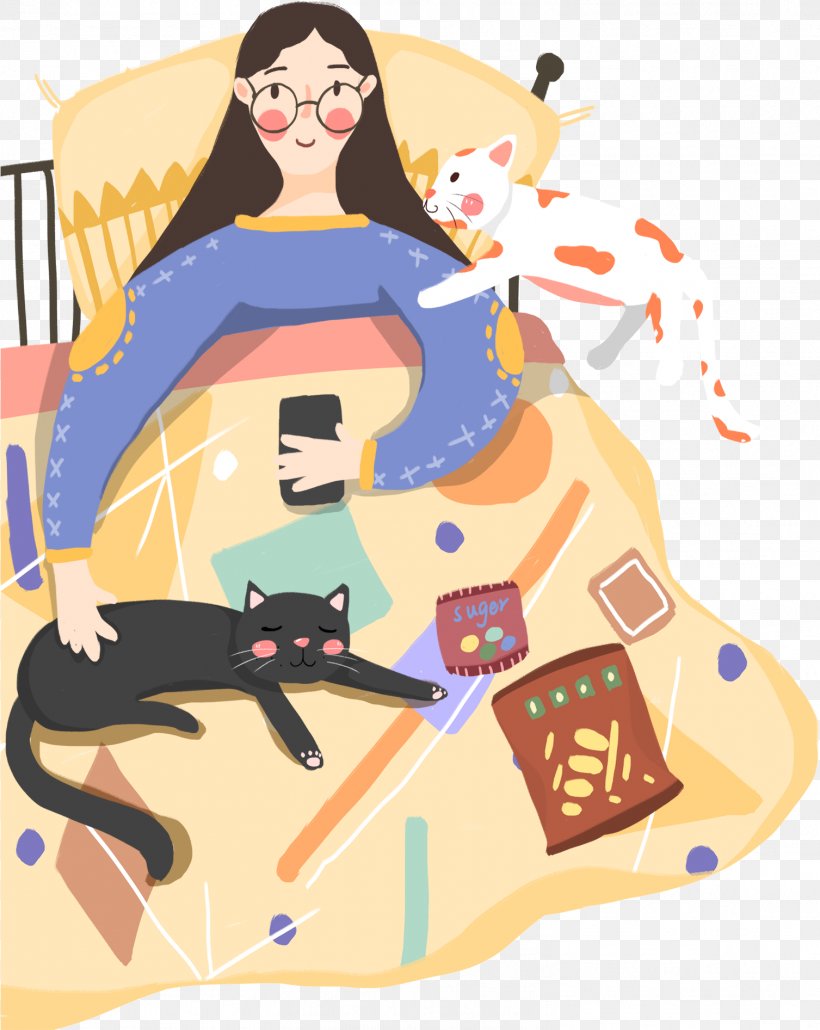 Woman Cartoon, PNG, 1507x1893px, Drawing, Bed, Cartoon, Sleep, Style Download Free
