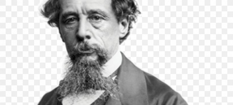 Charles Dickens Bleak House A Tale Of Two Cities David Copperfield Oliver Twist, PNG, 1020x460px, Charles Dickens, Beard, Black And White, Book, Chin Download Free
