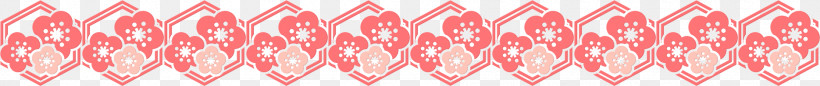 Flower Border Flower Background Floral Line, PNG, 1870x198px, Flower Border, Floral Line, Flower Background, Pink, Red Download Free