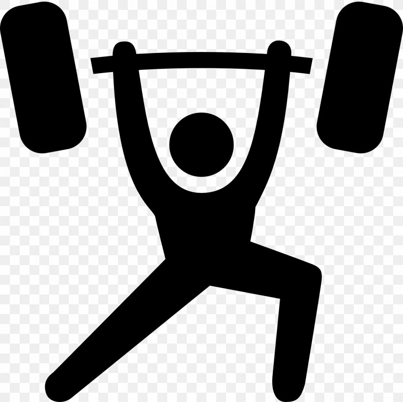 Physical Fitness Olympic Weightlifting Sport Physical Exercise Pilates, PNG, 1600x1600px, Physical Fitness, Barbell, Black And White, Bodybuilding, Crossfit Download Free
