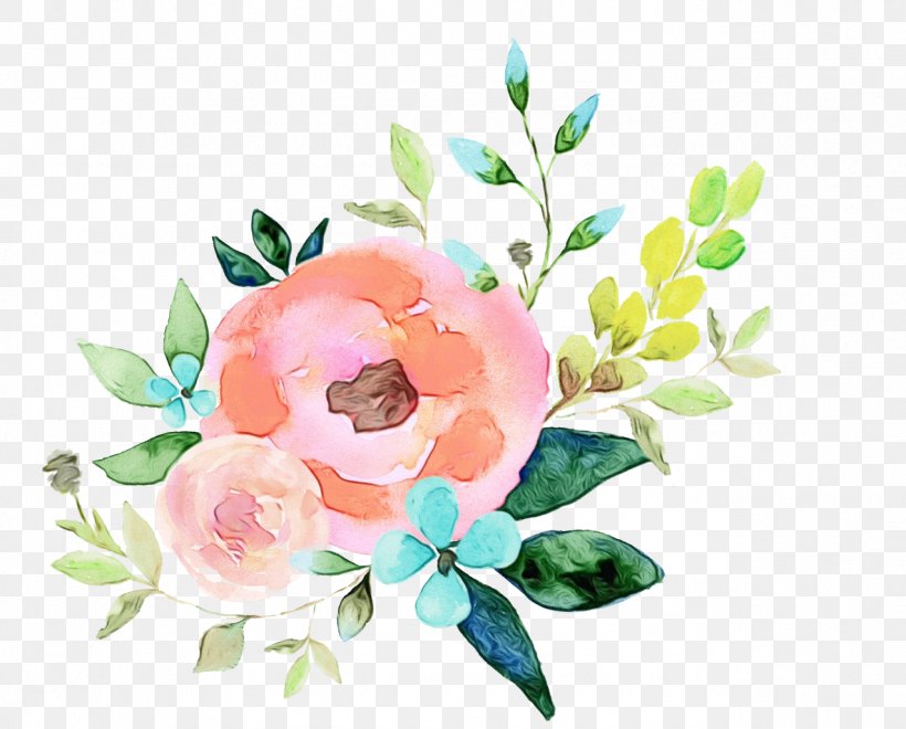 Watercolor Floral Background, PNG, 1276x1028px, Watercolor, Artificial Flower, Bouquet, Branch, Cabbage Rose Download Free