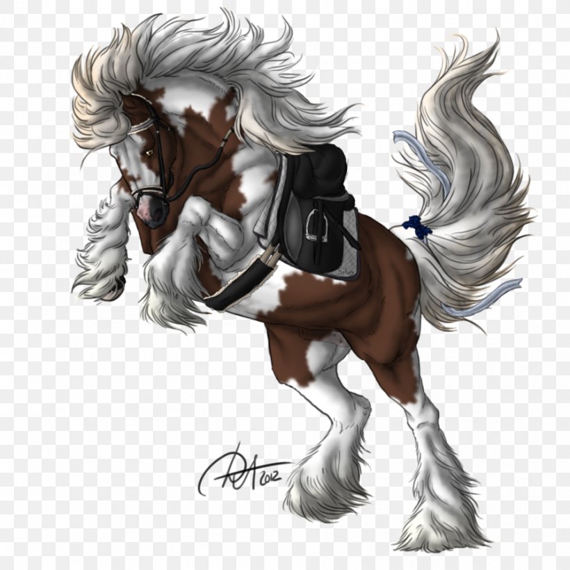 Gypsy Horse Mane Stallion Pony Mustang, PNG, 894x894px, Gypsy Horse, Art, Bridle, Colt, Drawing Download Free