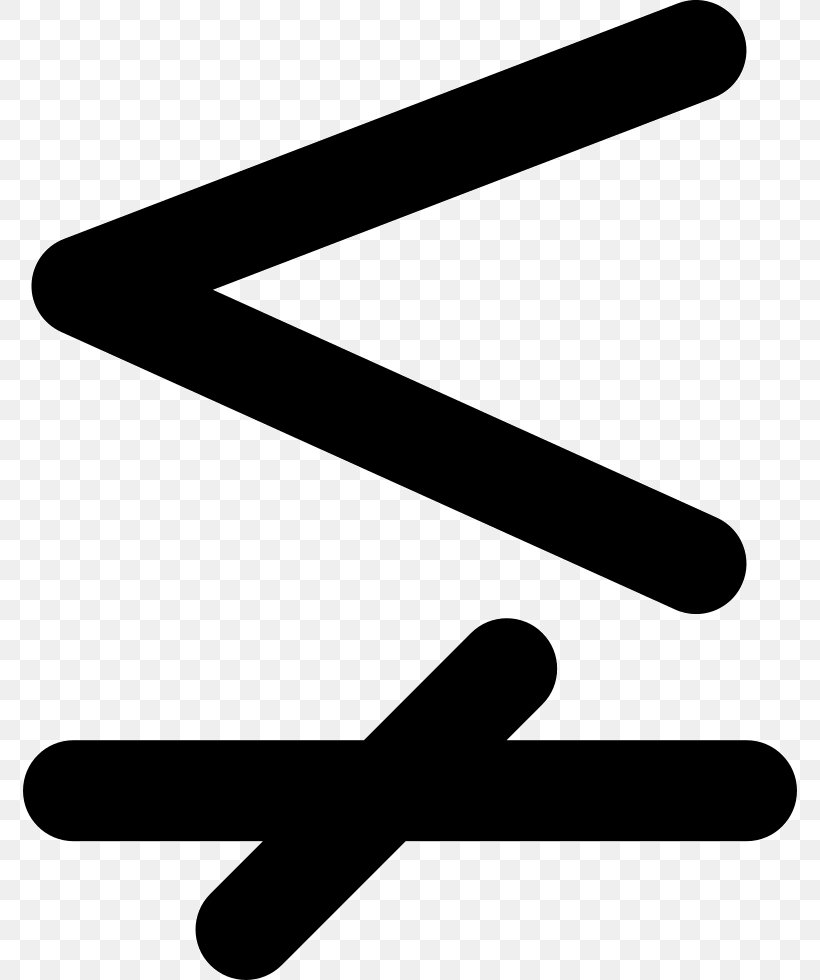 Tilskud Situation solsikke Less-than Sign Equals Sign Greater-than Sign Mathematics Equality, PNG,  774x980px, Lessthan Sign, Black And