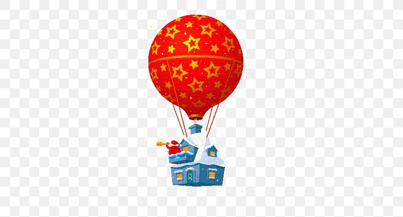 Santa Claus Christmas Hot Air Balloon Illustration, PNG, 622x442px, Santa Claus, Balloon, Christmas, Christmas Decoration, Creative Market Download Free