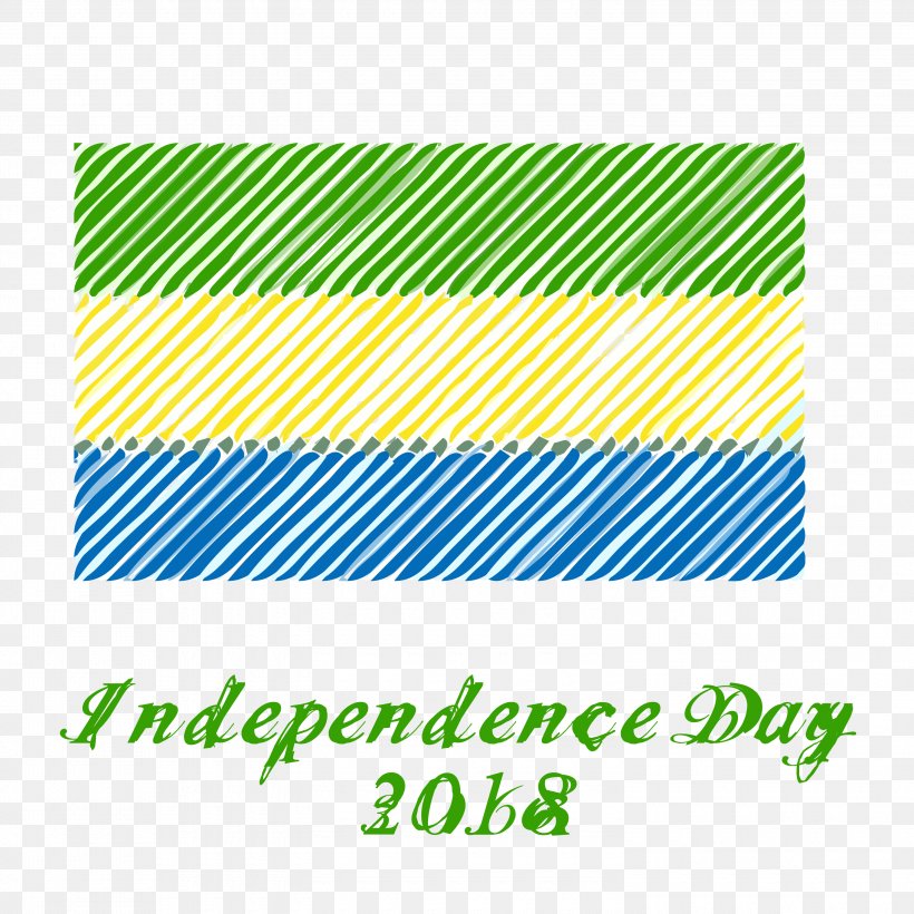 2018 Independence Day Gabon., PNG, 3000x3000px, Logo, Area, Brand, Grass, Green Download Free