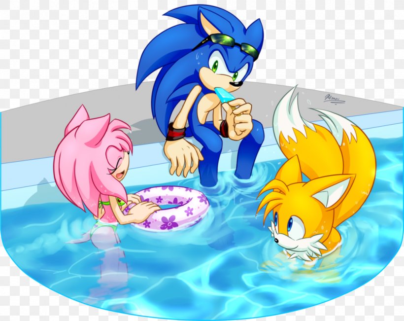 Amy Rose Tails Ariciul Sonic Shadow The Hedgehog Sonic & Sega All-Stars Racing, PNG, 1024x814px, Watercolor, Cartoon, Flower, Frame, Heart Download Free