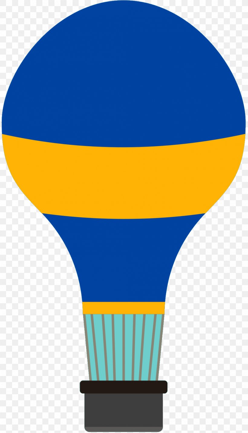 Hot Air Balloon Clip Art Product Design Line, PNG, 1002x1745px, Balloon, Electric Blue, Hot Air Balloon, Yellow Download Free