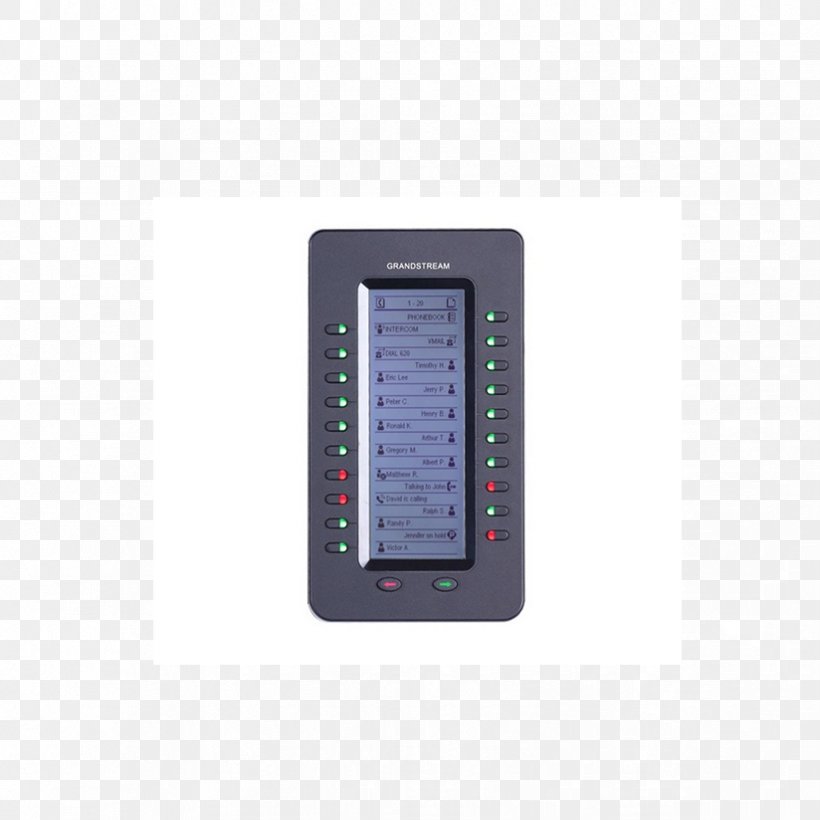 Mobile Phones Grandstream Networks Telephone Grandstream GXP-2000EXT Expansion Module VoIP Phone, PNG, 824x824px, Mobile Phones, Corded Voip Tiptel Htek Handsfree, Electronic Device, Electronics, Grandstream Gxp2170 Download Free