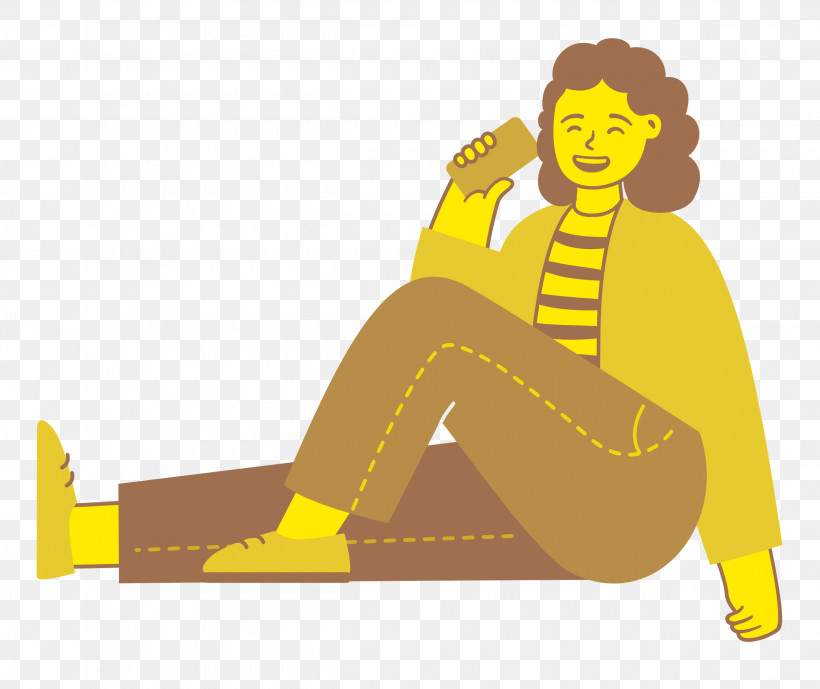 Sitting On Floor Sitting Woman, PNG, 2500x2103px, Sitting On Floor, Behavior, Biology, Cartoon, Girl Download Free