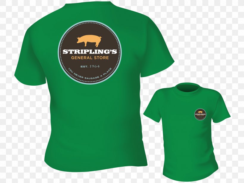 T-shirt STRIPLING'S GENERAL STORE Cordele Watkinsville, PNG, 2400x1800px, Tshirt, Active Shirt, Brand, Clothing, Cordele Download Free