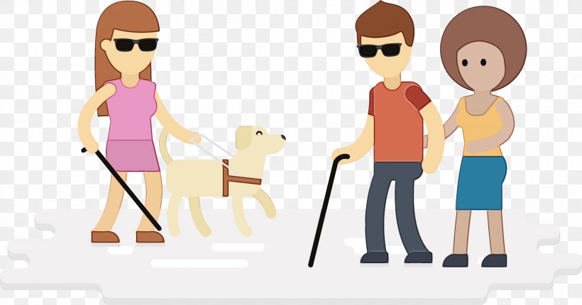 Cartoon People Sharing Animation Walking, PNG, 2332x1224px, Watercolor, Animation, Cartoon, Conversation, Paint Download Free