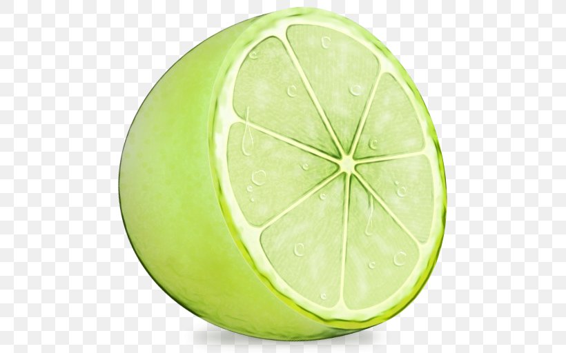 Citrus Green Lemon Fruit Lime, PNG, 512x512px, Watercolor, Citrus, Fruit, Grapefruit, Green Download Free