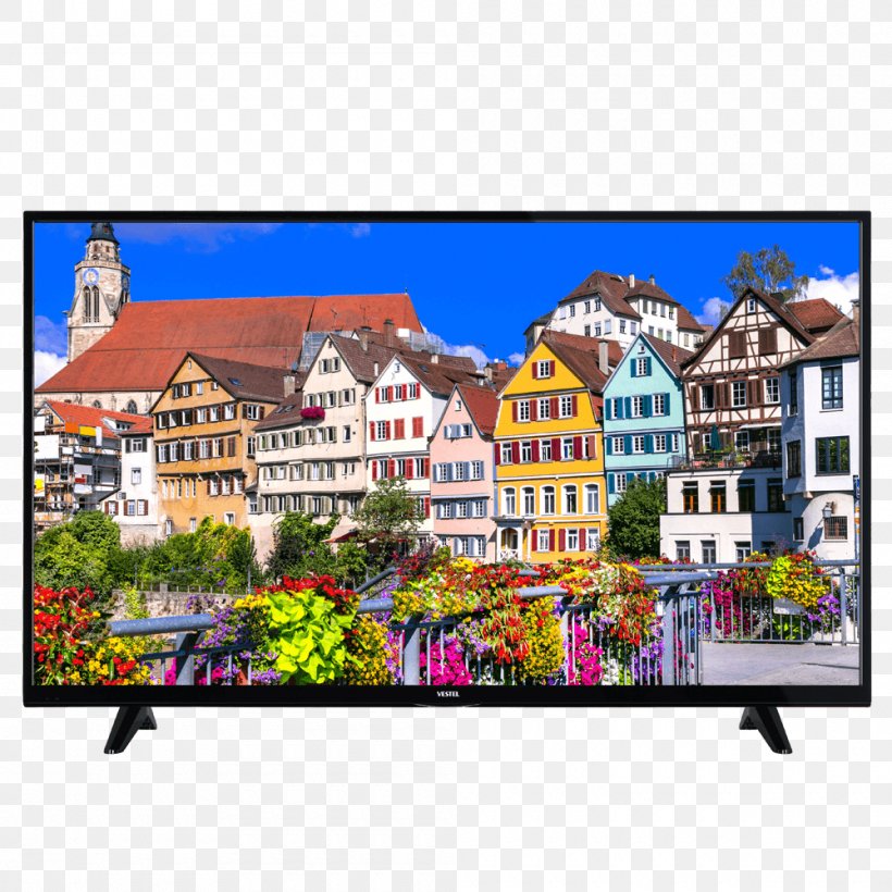 4K Resolution LED-backlit LCD Ultra-high-definition Television Vestel, PNG, 1000x1000px, 4k Resolution, Advertising, Art, Computer Monitors, Display Advertising Download Free