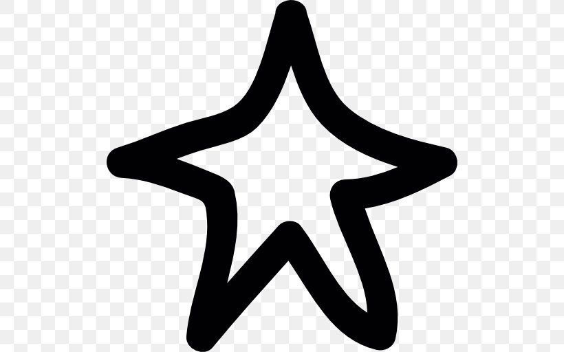 Star Drawing Clip Art, PNG, 512x512px, Star, Black And White, Doodle, Drawing, Fivepointed Star Download Free