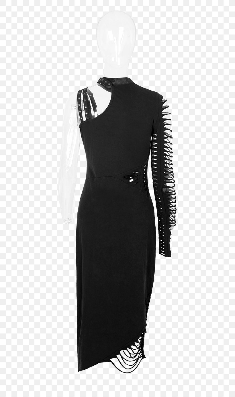 Little Black Dress Shoulder Gothic Art Sleeve, PNG, 750x1381px, Little Black Dress, Black, Centimeter, Clothing, Cocktail Dress Download Free