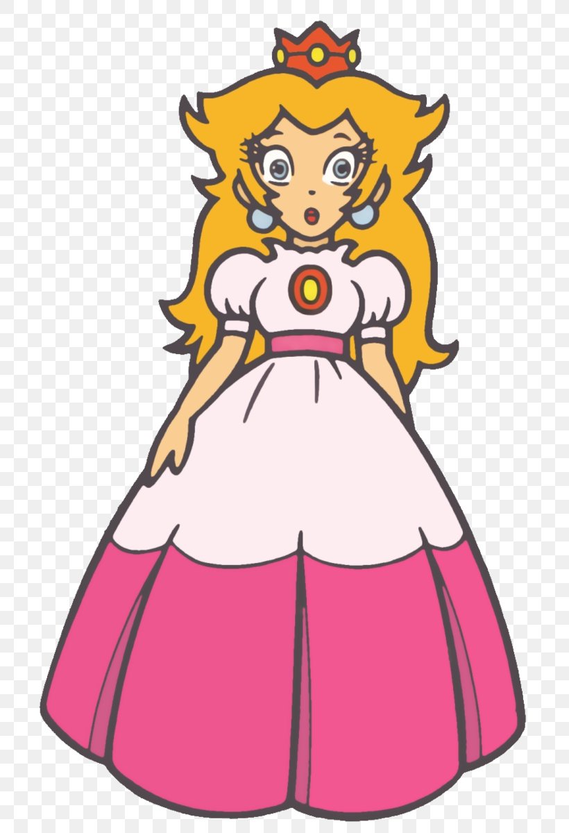 Super Princess Peach Super Mario Bros. 2, PNG, 736x1200px, Princess Peach, Art, Artwork, Clothing, Costume Download Free