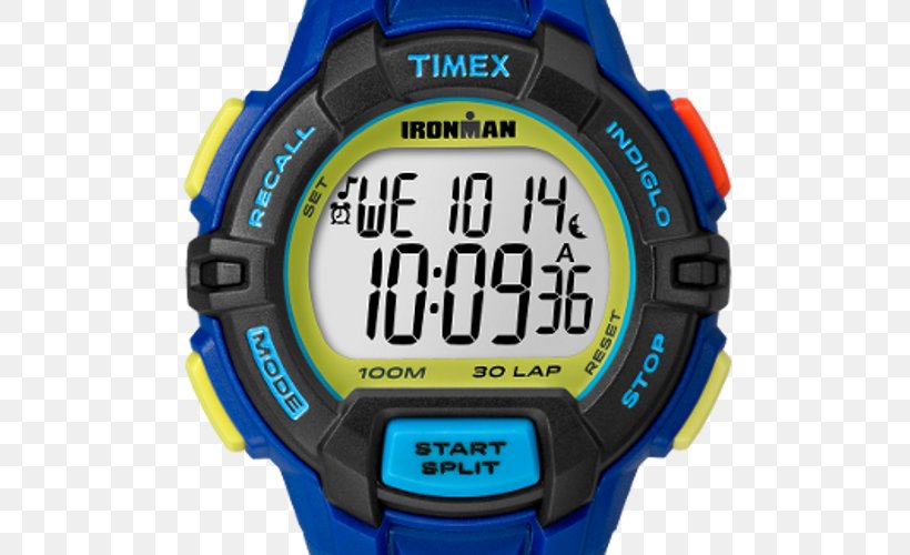 Timex Ironman Classic 30 Watch Timex Group USA, Inc. Timex Ironman Traditional 30-Lap, PNG, 532x500px, Timex Ironman, Blue, Brand, Dive Computer, Hardware Download Free