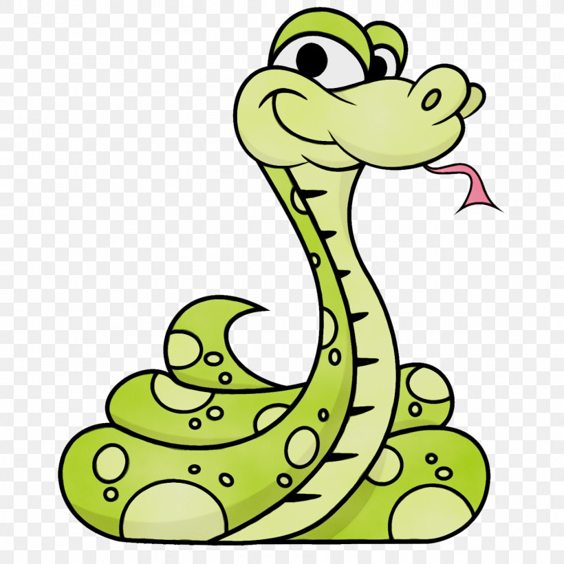 Green Cartoon Reptile Sticker Animal Figure, PNG, 1500x1500px, Watercolor, Animal Figure, Cartoon, Green, Paint Download Free