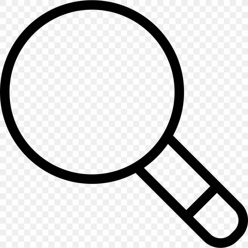Magnifying Glass Clip Art, PNG, 980x982px, Magnifying Glass, Area, Black, Black And White, Glass Download Free