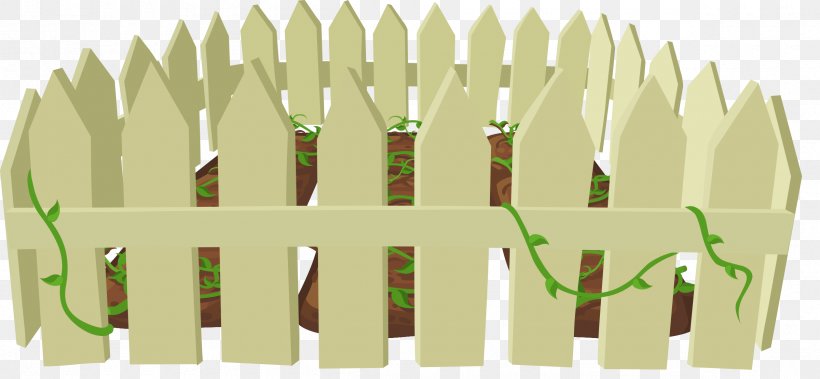 Picket Fence Garden Clip Art, PNG, 2400x1110px, Fence, Flower Box, Flower Garden, Garden, Gardening Download Free