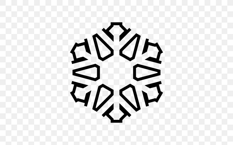 Snowflake Shape Drawing Clip Art, PNG, 512x512px, Snowflake, Abstract, Area, Black, Black And White Download Free
