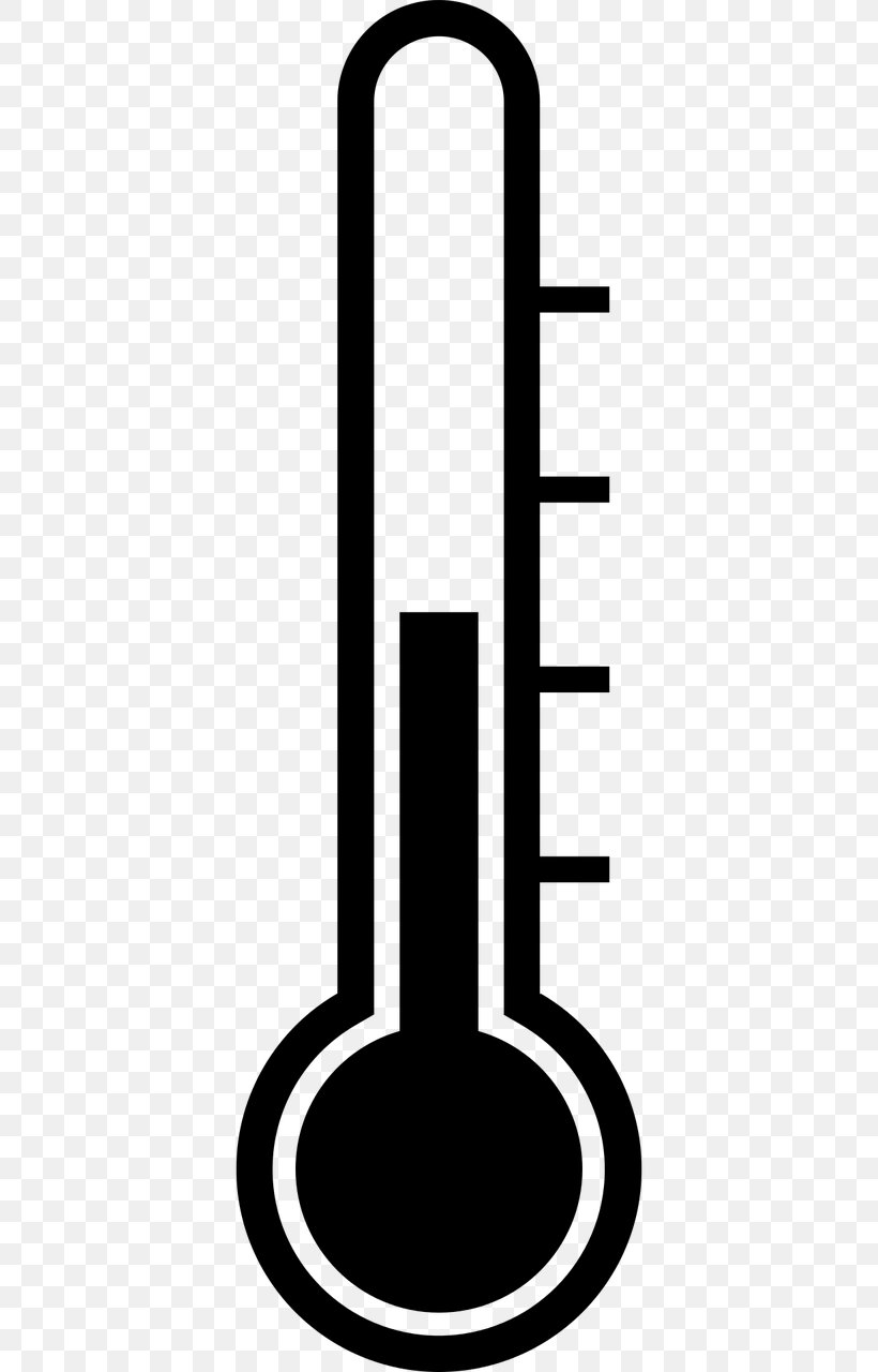 Thermometer Temperature Clip Art, PNG, 640x1280px, Thermometer, Atmospheric Thermometer, Black And White, Blog, Degree Download Free