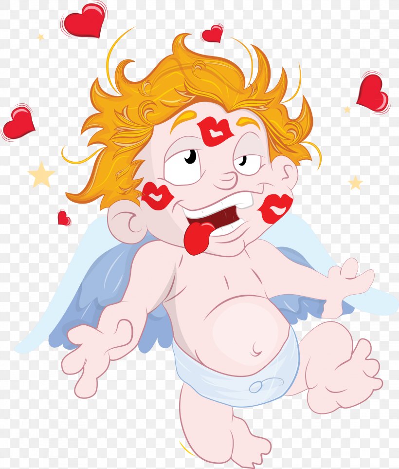 Valentine's Day Cupid Clip Art, PNG, 2288x2689px, Watercolor, Cartoon, Flower, Frame, Heart Download Free