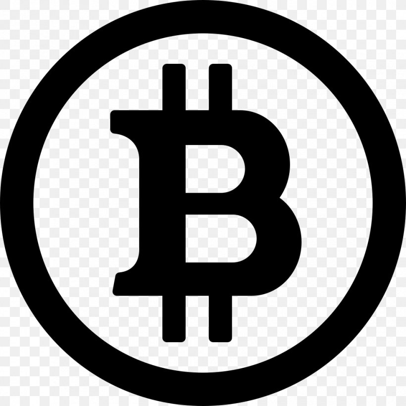 Bitcoin Cryptocurrency Blockchain Ethereum, PNG, 980x980px, Bitcoin, Area, Black And White, Blockchain, Brand Download Free