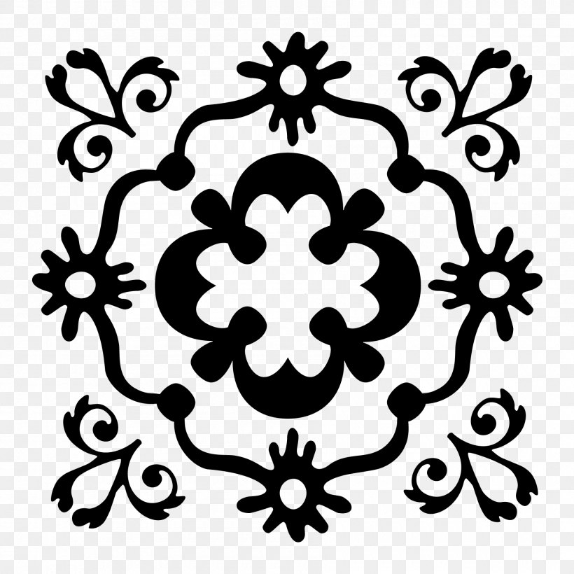 Floral Design Leaf Symmetry Pattern, PNG, 1800x1800px, Floral Design, Black, Black And White, Black M, Camilla Duchess Of Cornwall Download Free