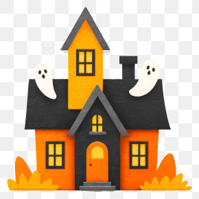 House Filled With Ghosts - Haunted House With Ghosts PNG
