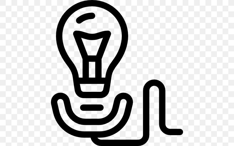 Incandescent Light Bulb Technology, PNG, 512x512px, Light, Area, Black And White, Brand, Electricity Download Free