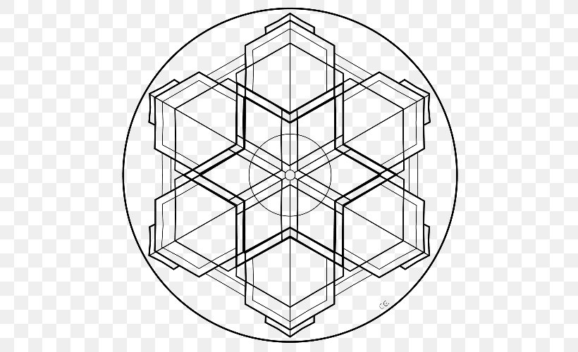 Mandala Pattern Geometry Symmetry Coloring Book, PNG, 500x500px, Mandala, Area, Black And White, Coloring Book, Drawing Download Free