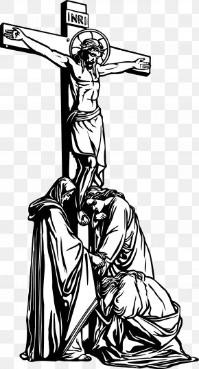 Vector Cross Jesus Material - Nativity Of Jesus Depiction Of Jesus PNG