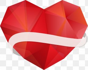 Cartoon Edge Love - Ribbon Icon PNG