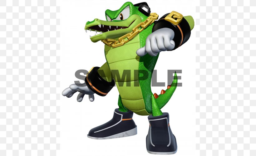 Vector The Crocodile Espio The Chameleon Sonic The Hedgehog Tails Ariciul Sonic, PNG, 500x500px, Vector The Crocodile, Action Figure, Ariciul Sonic, Art, Charmy Bee Download Free