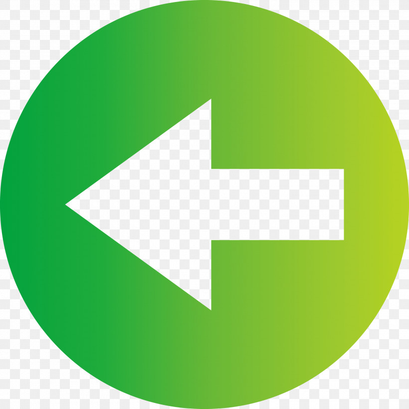 Left Arrow Arrow, PNG, 3000x3000px, Left Arrow, Arrow, Circle, Green, Line Download Free